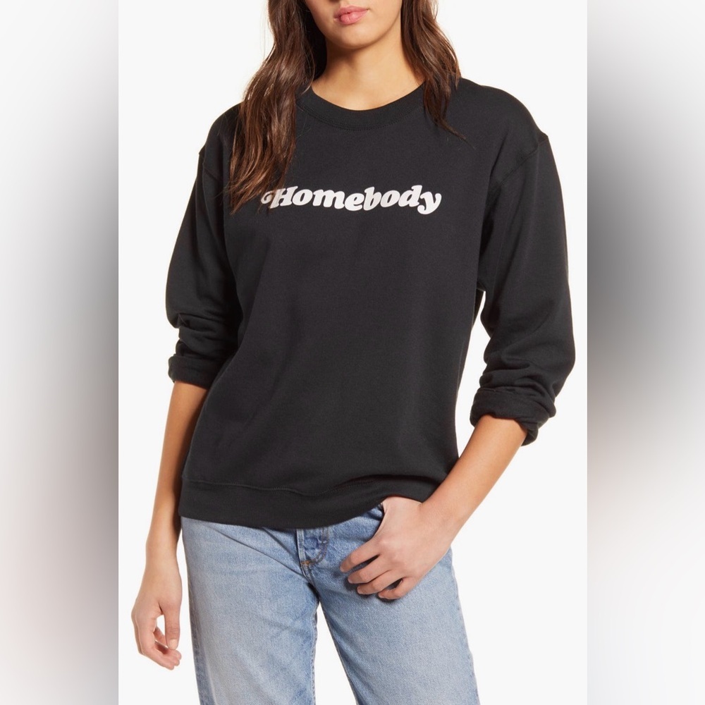 Sub_Urban Riot Homebody Black Sweatshirt. Size medium.